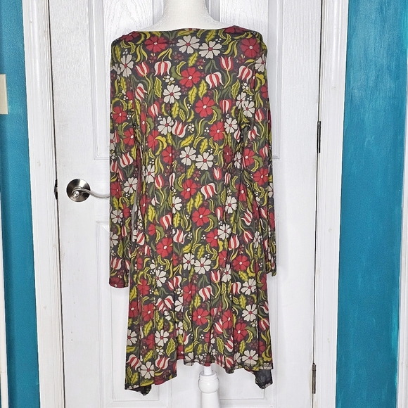 Gudrun Sjoden Floral Long Sleeve Dress M - Picture 5 of 12